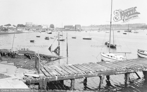 Photo of Woodbridge, River Deben c.1965