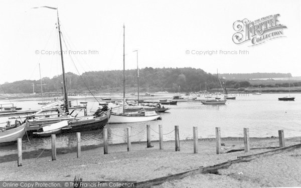 Photo of Woodbridge, River Deben c.1965