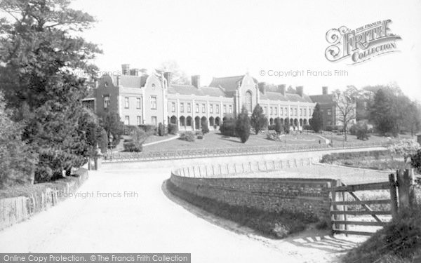 Photo of Woodbridge, Seckford Almshouses 1896