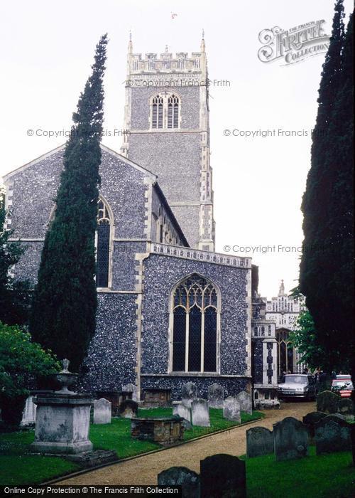 Photo of Woodbridge, St Mary's Church 1990