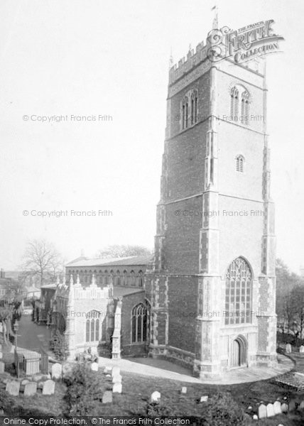 Photo of Woodbridge, St Mary's Parish Church 1896