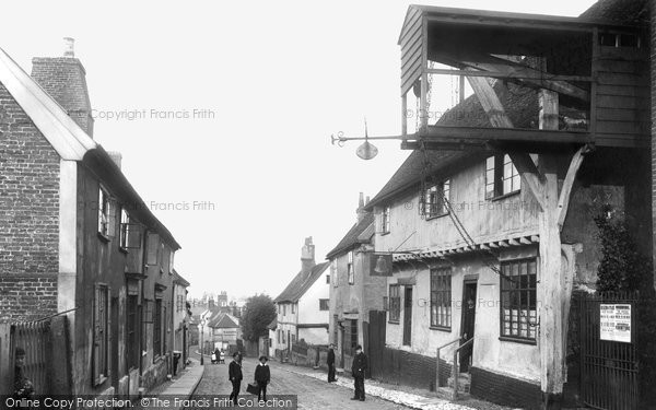 Photo of Woodbridge, The Bell Inn 1894