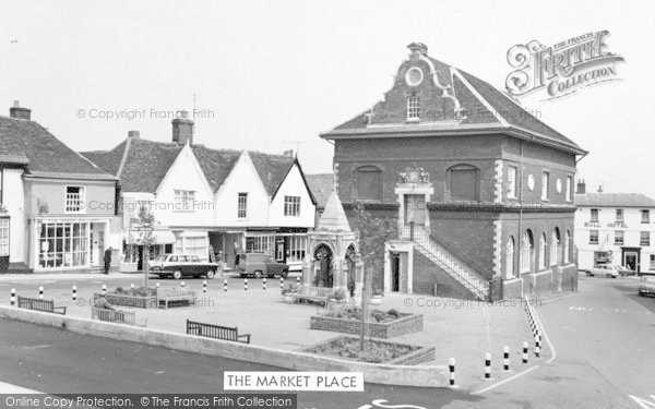 Photo of Woodbridge, The Market Place c.1970