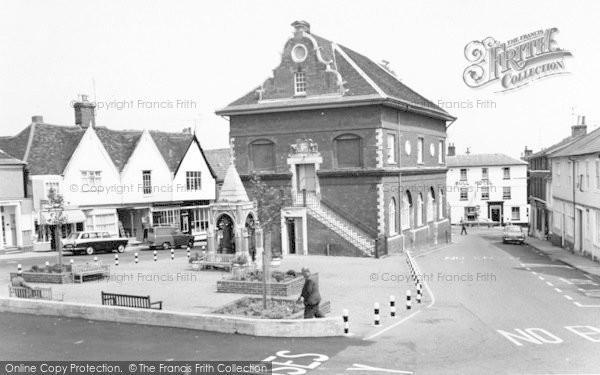 Photo of Woodbridge, The Market Place c.1970