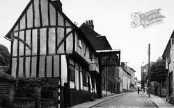 The Old Bell And Steelyard c.1955, Woodbridge
