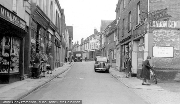 Photo of Woodbridge, The Thoroughfare c.1950