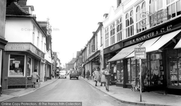 Photo of Woodbridge, The Thoroughfare c.1965