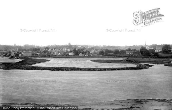 Photo of Woodbridge, Tide Mill Pond And View From Sutton Shore 1894