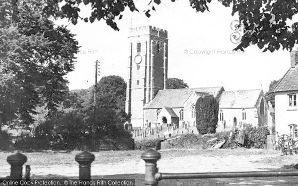 Photo of Woodbury, St Swithun's Church c.1955