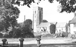 St Swithun's Church c.1955, Woodbury
