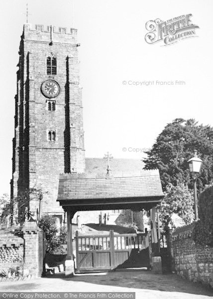 Photo of Woodbury, St Swithun's Church c.1960