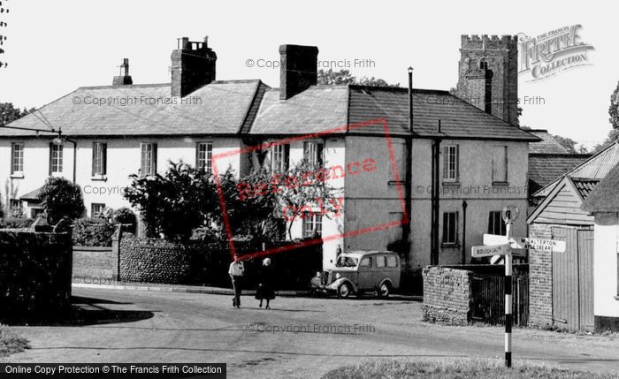 Photo of Woodbury, The Village And Church c.1955