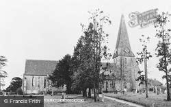 All Saints Church c.1960, Woodchurch