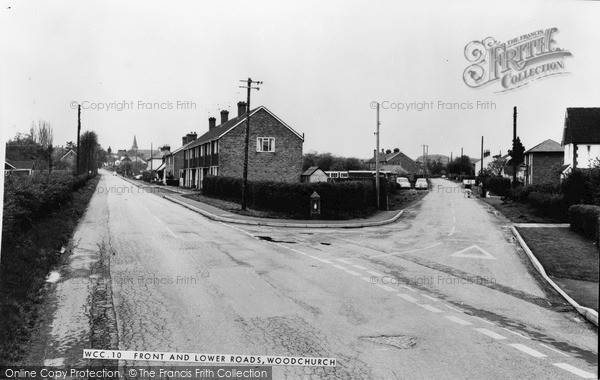 Photo of Woodchurch, Front And Lower Road c.1965