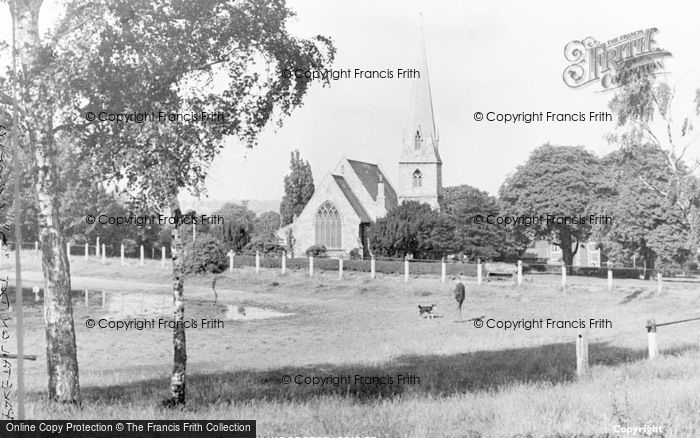 Photo of Woodford Bridge, The Church And Green c.1950