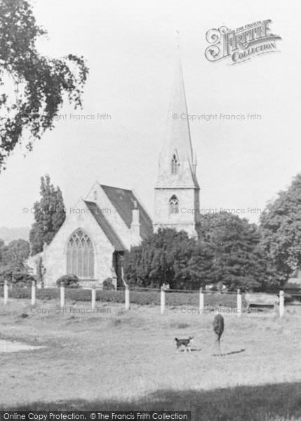 Photo of Woodford Bridge, The Church From The Green c.1950