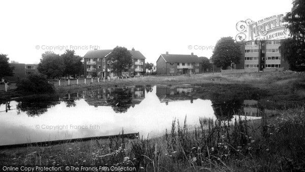 Photo of Woodford Bridge, the Pond c1965