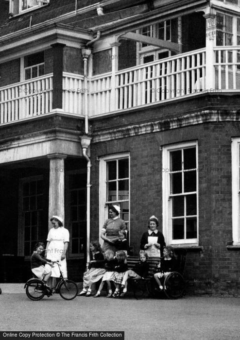 Photo of Woodhouse Eaves, Children's Convalescent Home, Nurses And Children c.1955