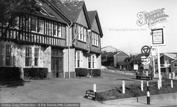 Photo of Woodingdean, Downs Hotel 1960