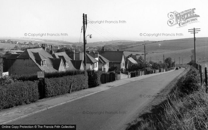 Photo of Woodingdean, Falmer Road c.1955