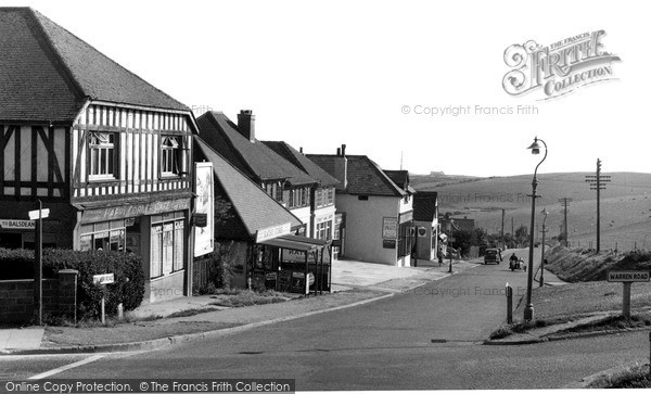 Photo of Woodingdean, Falmer Road c.1955