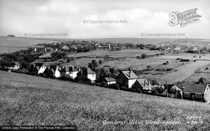 Photo of Woodingdean, General View c.1955