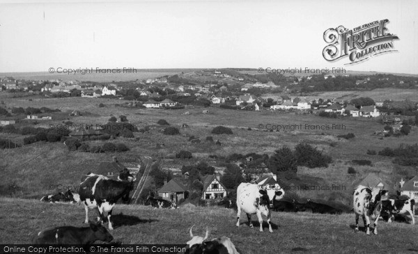 Photo of Woodingdean, The Downs c.1955