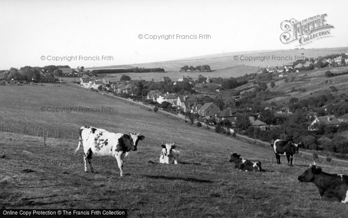 Photo of Woodingdean, The Downs c.1955