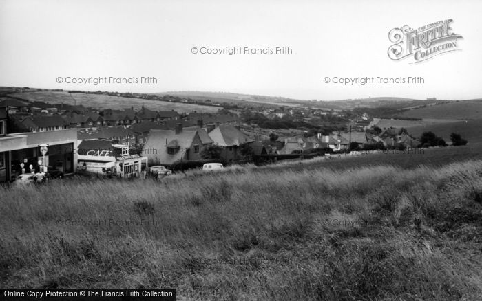 Photo of Woodingdean, View From The Downs Hotel c.1960