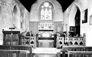 Woodmansterne, the Church interior c1955