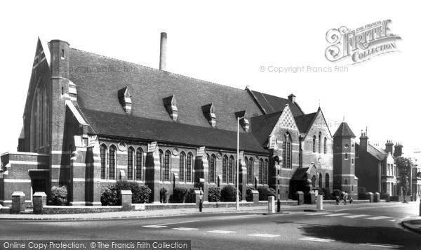Photo of Woodside Green, St Luke's Church c.1965