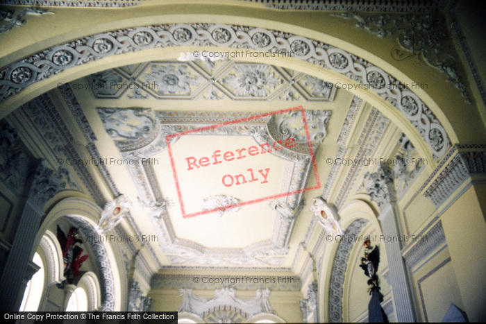 Photo of Woodstock, Blenheim Palace, Ornate Ceiling 1989