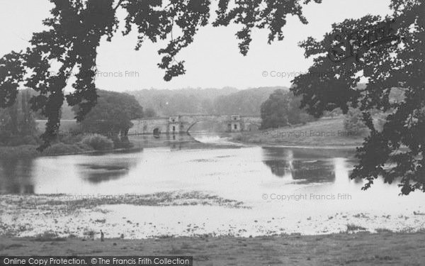 Photo of Woodstock, Lake And Bridge, Blenheim Palace c.1955