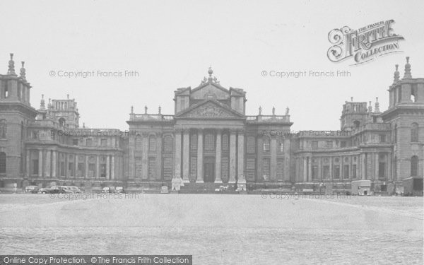 Photo of Woodstock, North Front And Forecourt, Blenheim Palace c.1955