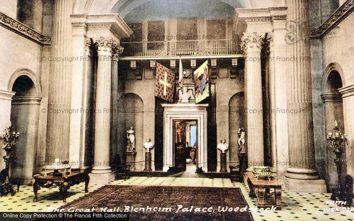 Photo of Woodstock, The Great Hall, Blenheim Palace c.1960