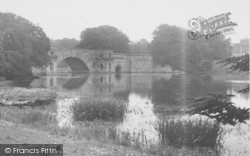 The Lake And Bridge, Blenheim Palace c.1955, Woodstock