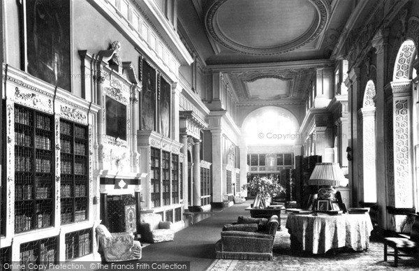 Photo of Woodstock, The Long Library, Blenheim Palace c.1960