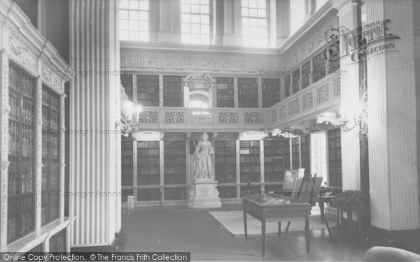 Photo of Woodstock, The Long Library, Blenheim Palace c.1960