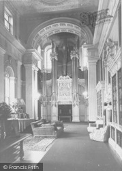 The Organ And Long Library, Blenheim Palace c.1960, Woodstock