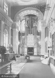 The Organ And Long Library, Blenheim Palace c.1960, Woodstock