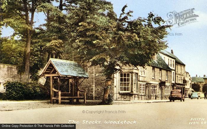 Photo of Woodstock, The Stocks c.1960