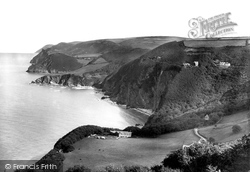 Woody Bay, from west 1908