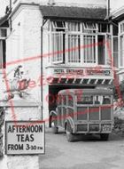 Woody Bay Hotel Entrance c.1955, Woody Bay