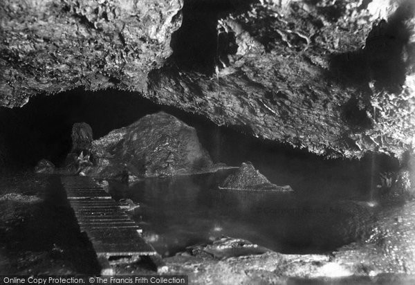 Photo of Wookey Hole, The Cave, Lake And Island 1896