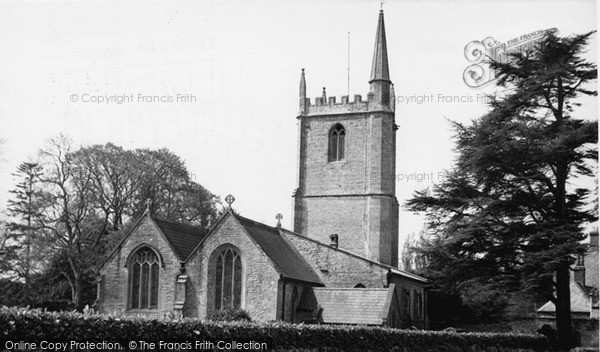 Photo of Wookey, St Matthew's Church c.1955