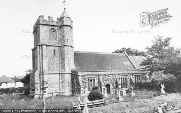 Photo of Wool, The Church c.1955
