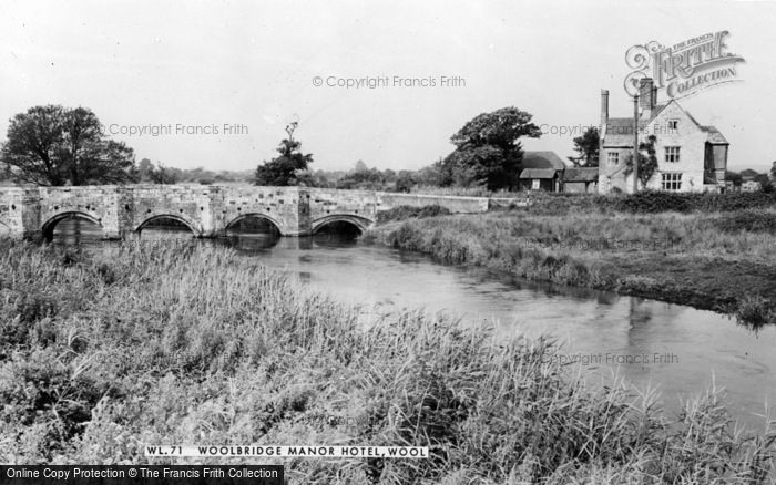 Photo of Wool, Woolbridge Manor Hotel c.1960