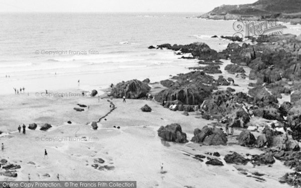 Photo of Woolacombe, Barricane Shell Beach And Morte Point c.1950