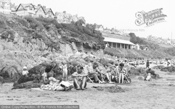 Photo of Woolacombe, Barricane Shell Beach c.1955