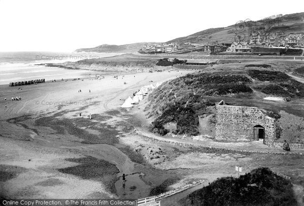 Photo of Woolacombe, Bathing Beach 1911